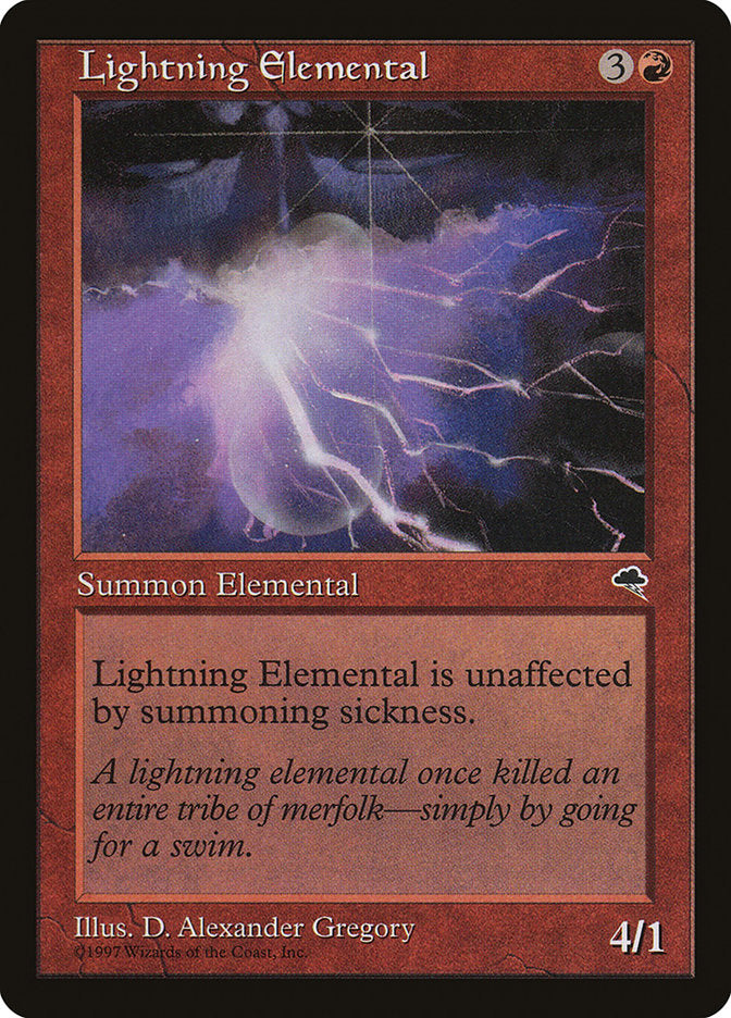Lightning Elemental [Tempest] | Tacoma Games