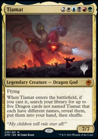 Tiamat (Promo Pack) [Dungeons & Dragons: Adventures in the Forgotten Realms Promos] | Tacoma Games