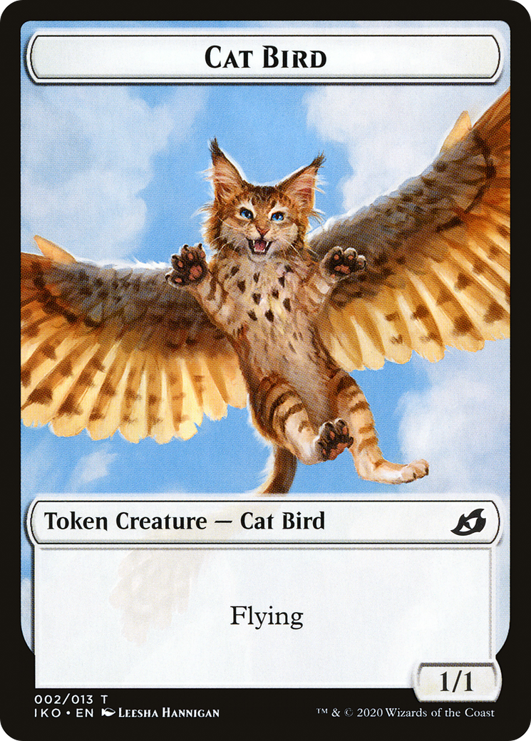 Cat Bird // Spirit Double-Sided Token [Starter Commander Decks] | Tacoma Games