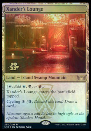 Xander's Lounge [Streets of New Capenna Prerelease Promos] | Tacoma Games