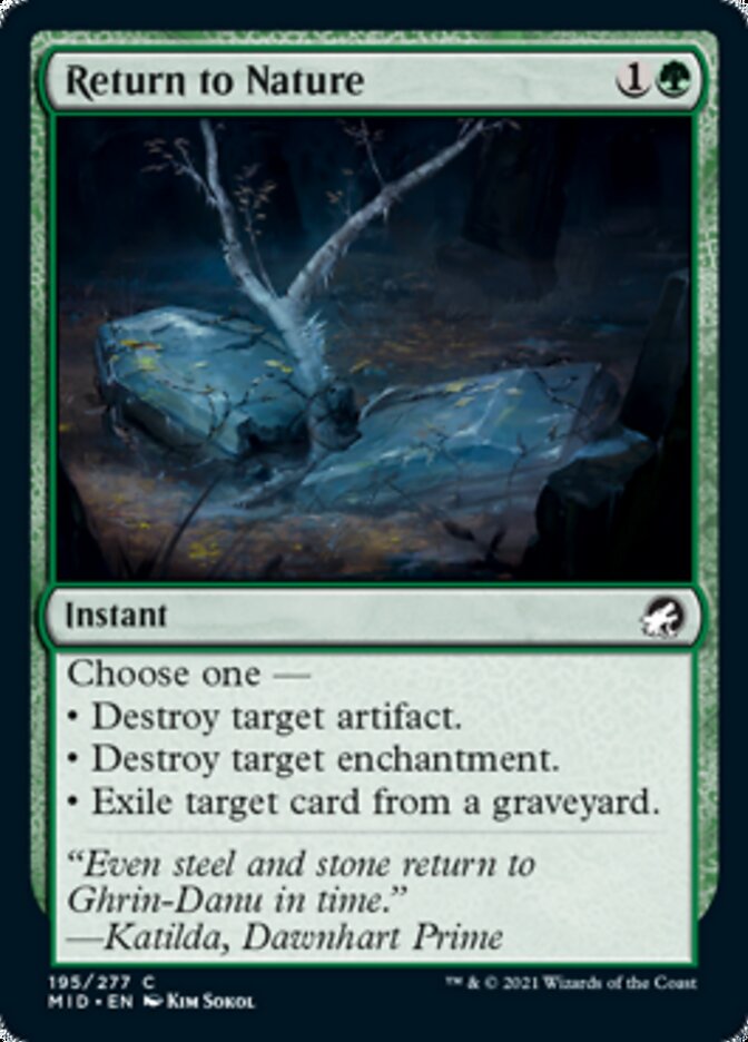 Return to Nature [Innistrad: Midnight Hunt] | Tacoma Games
