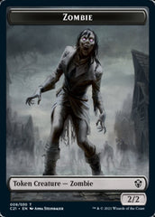 Zombie // Horror Token [Commander 2021 Tokens] | Tacoma Games