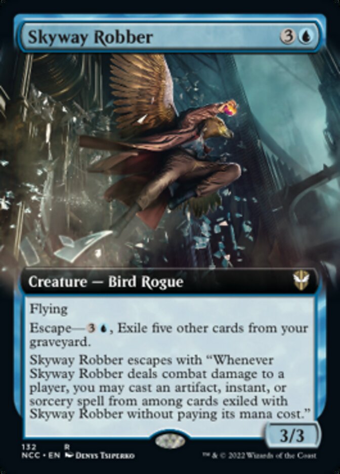 Skyway Robber (Extended Art) [Streets of New Capenna Commander] | Tacoma Games