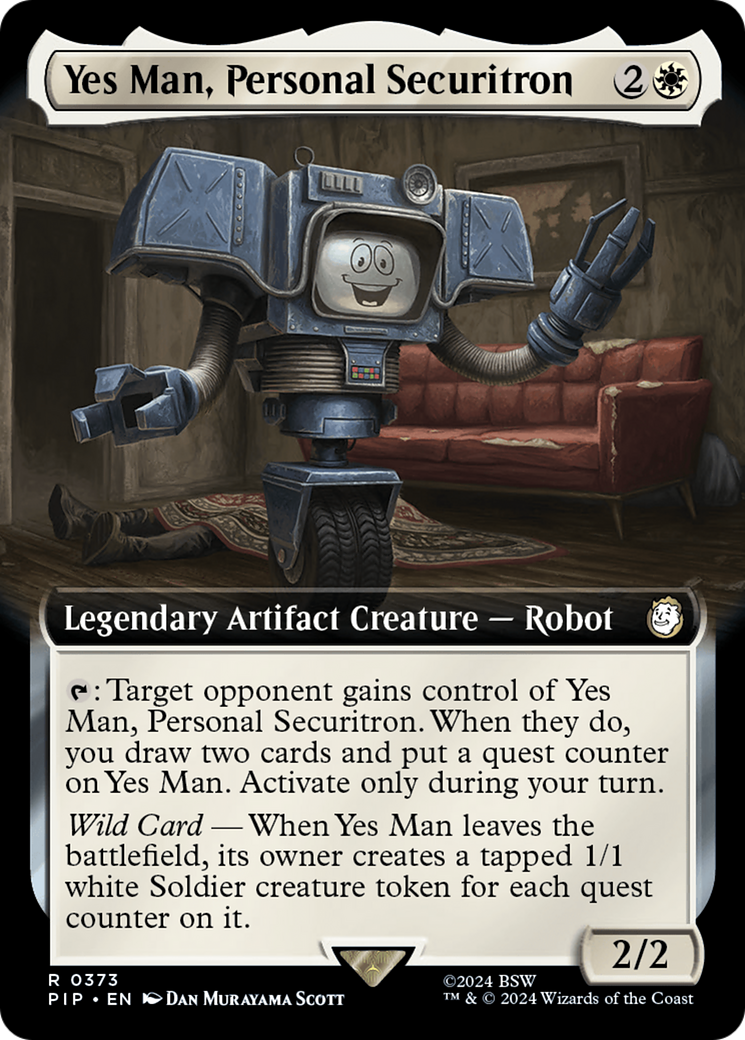 Yes Man, Personal Securitron (Extended Art) [Fallout] | Tacoma Games
