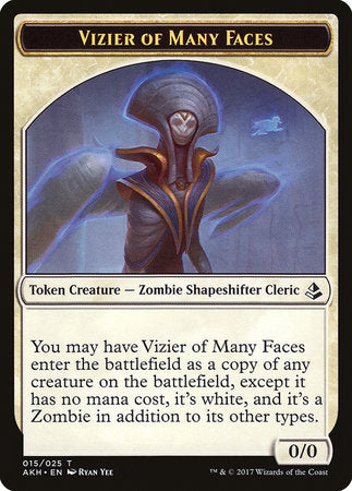 Vizier of Many Faces Token [Amonkhet Tokens] | Tacoma Games