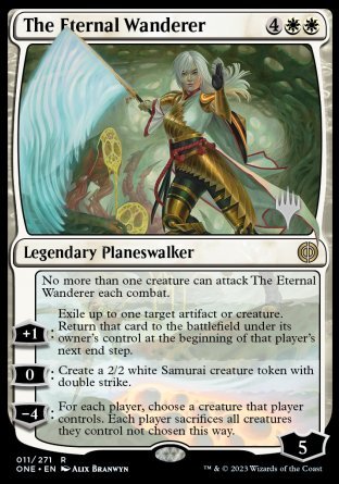 The Eternal Wanderer (Promo Pack) [Phyrexia: All Will Be One Promos] | Tacoma Games