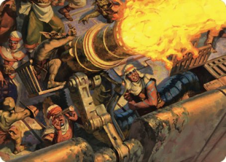 Mana Cannons Art Card [Dominaria United Art Series] | Tacoma Games