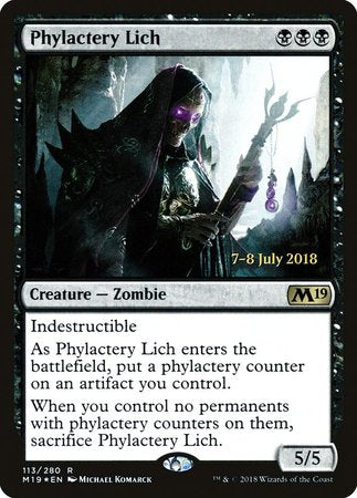 Phylactery Lich [Core Set 2019 Promos] | Tacoma Games