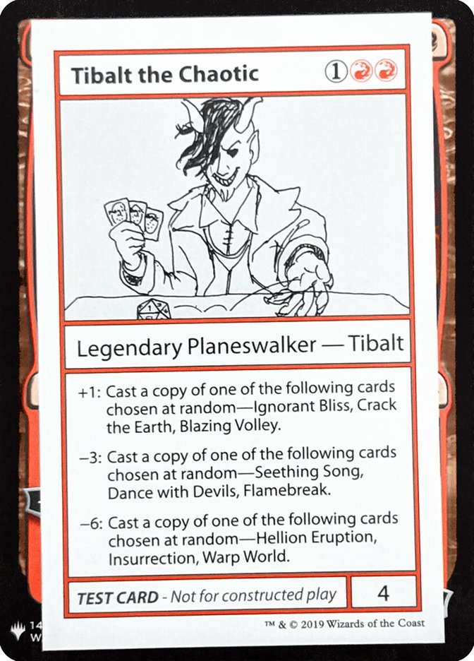Tibalt the Chaotic [Mystery Booster Playtest Cards] | Tacoma Games