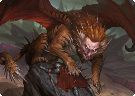 Manticore Art Card [Dungeons & Dragons: Adventures in the Forgotten Realms Art Series] | Tacoma Games
