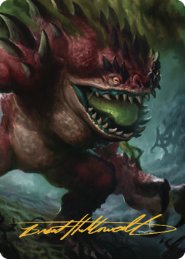 Hezrou Art Card (Gold-Stamped Signature) [Commander Legends: Battle for Baldur's Gate Art Series] | Tacoma Games