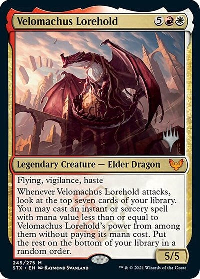 Velomachus Lorehold (Promo Pack) [Strixhaven: School of Mages Promos] | Tacoma Games