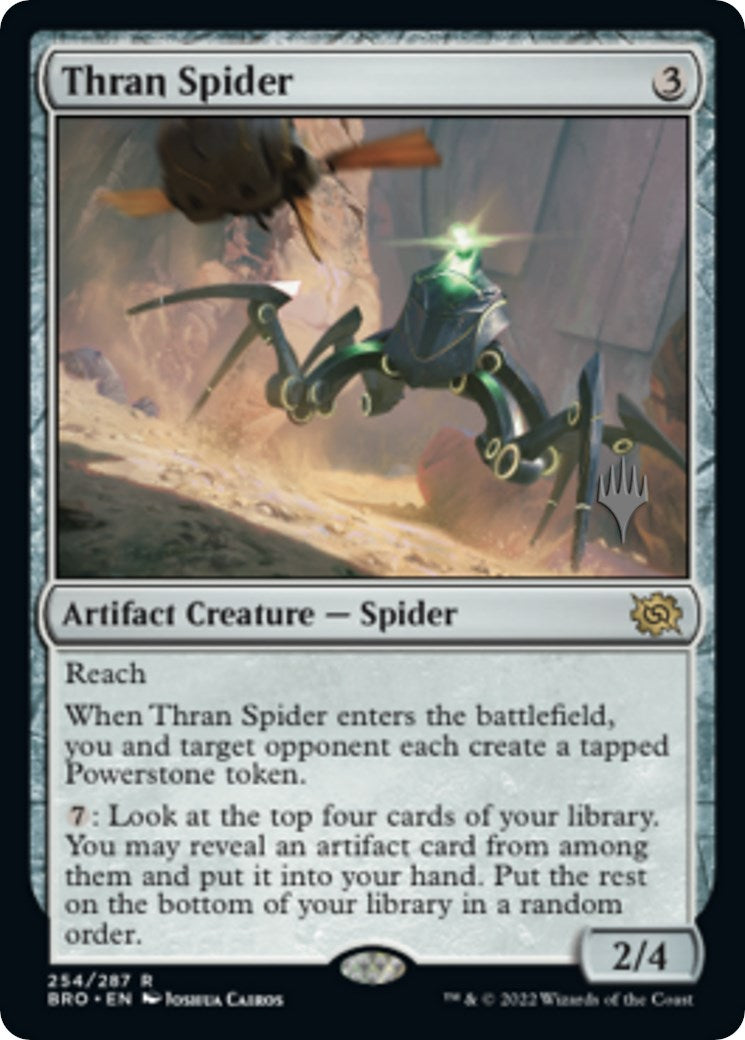 Thran Spider (Promo Pack) [The Brothers' War Promos] | Tacoma Games