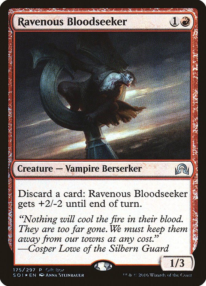 Ravenous Bloodseeker (Gift Box) [Shadows over Innistrad Promos] | Tacoma Games