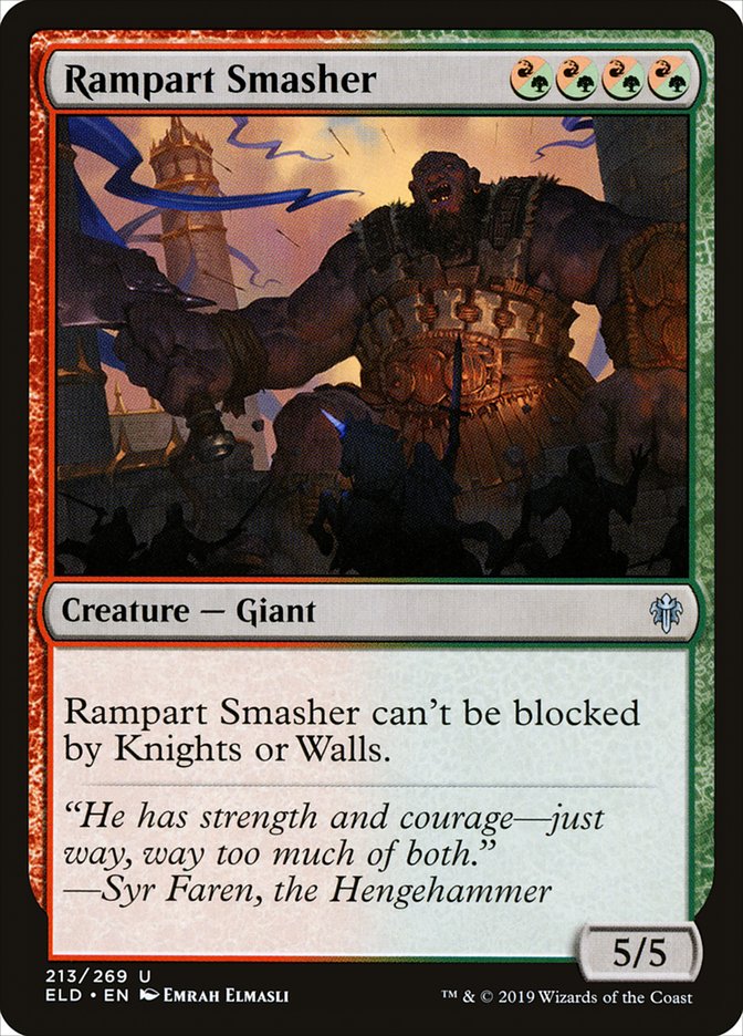 Rampart Smasher [Throne of Eldraine] | Tacoma Games