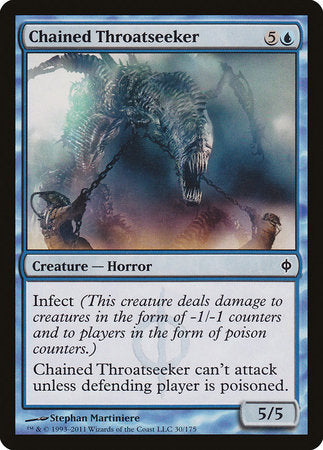 Chained Throatseeker [New Phyrexia] | Tacoma Games