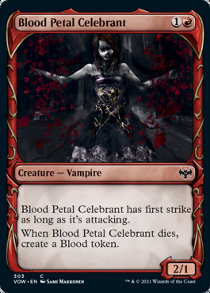 Blood Petal Celebrant (Showcase Fang Frame) [Innistrad: Crimson Vow] | Tacoma Games