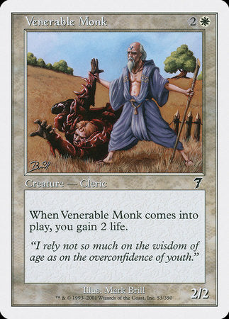 Venerable Monk [Seventh Edition] | Tacoma Games