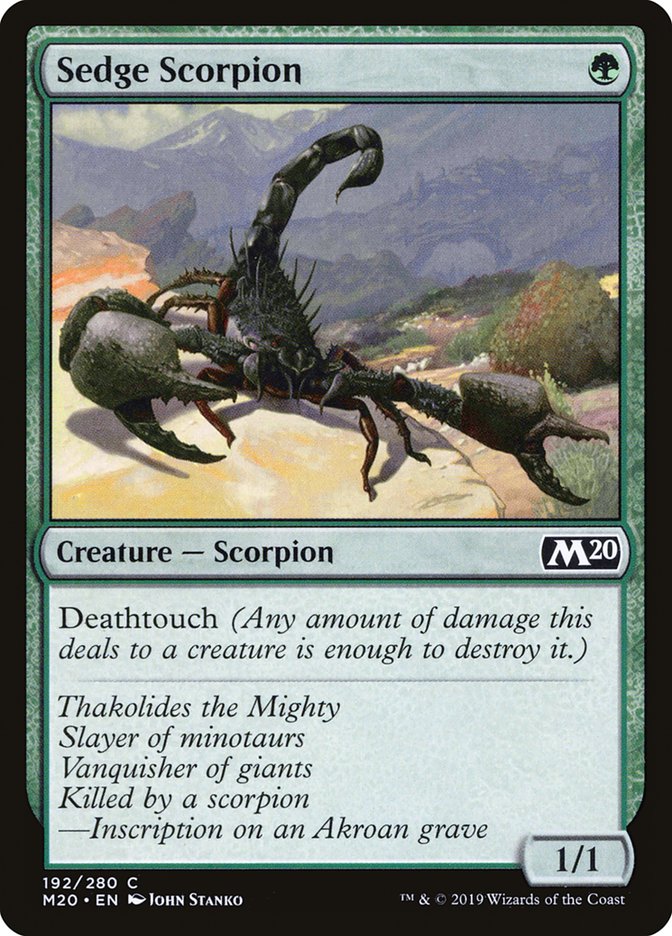 Sedge Scorpion [Core Set 2020] | Tacoma Games