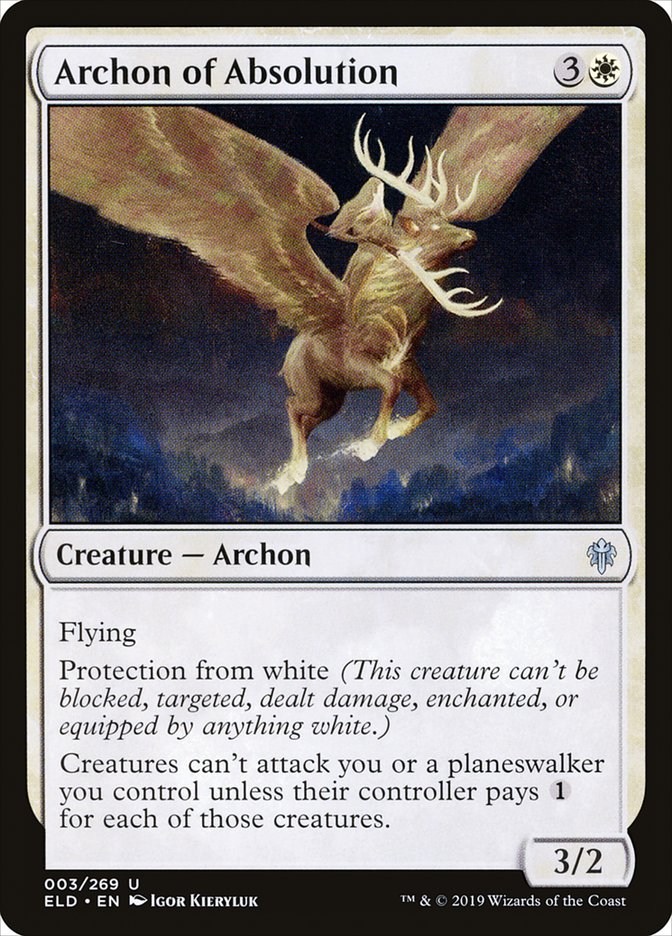 Archon of Absolution [Throne of Eldraine] | Tacoma Games