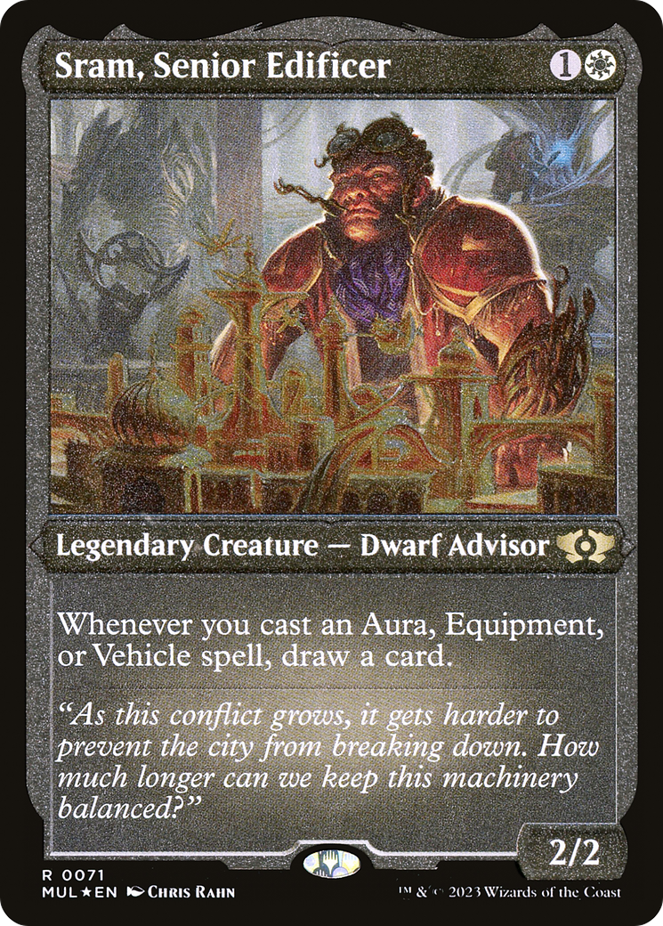 Sram, Senior Edificer (Foil Etched) [Multiverse Legends] | Tacoma Games