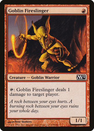 Goblin Fireslinger [Magic 2012] | Tacoma Games