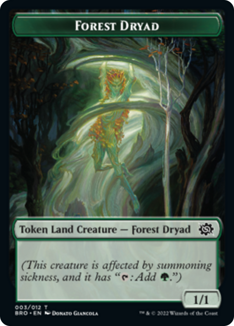 Forest Dryad Token [The Brothers' War Tokens] | Tacoma Games