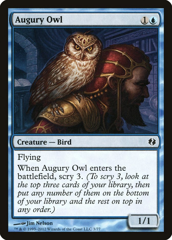 Augury Owl [Duel Decks: Venser vs. Koth] | Tacoma Games