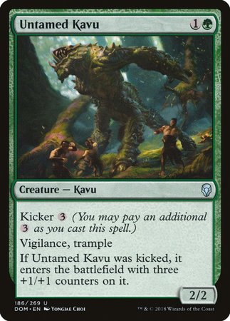 Untamed Kavu [Dominaria] | Tacoma Games