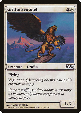 Griffin Sentinel [Magic 2012] | Tacoma Games