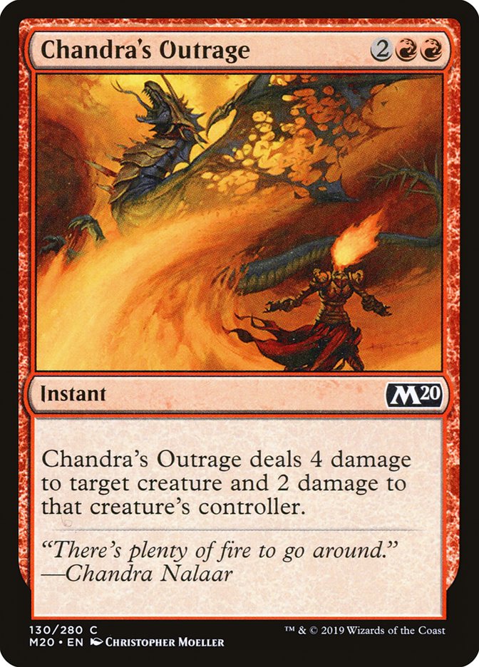Chandra's Outrage [Core Set 2020] | Tacoma Games