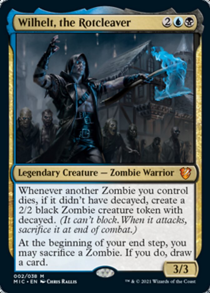 Wilhelt, the Rotcleaver (Display Commander) [Innistrad: Midnight Hunt Commander] | Tacoma Games