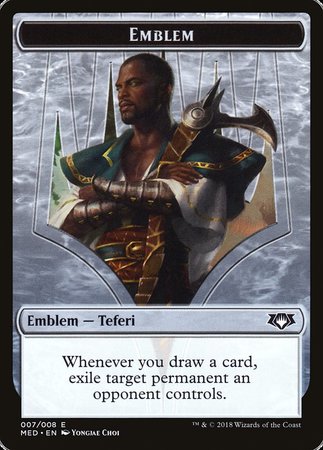 Emblem - Teferi, Hero of Dominaria [Mythic Edition Tokens] | Tacoma Games