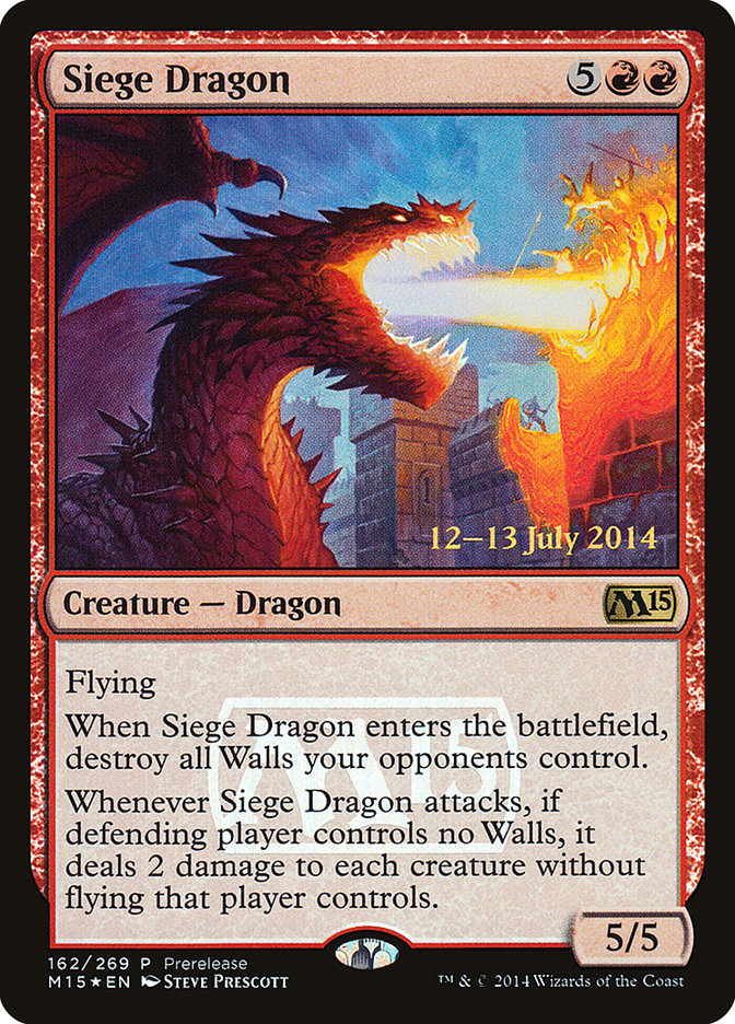 Siege Dragon [Magic 2015 Promos] | Tacoma Games