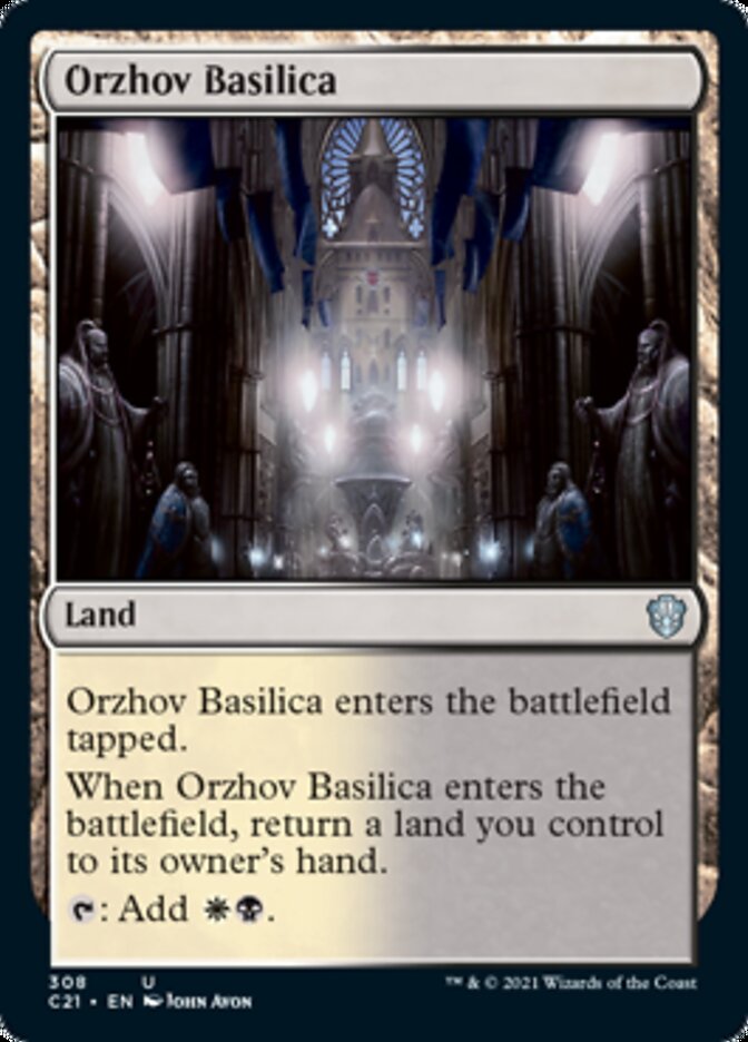 Orzhov Basilica [Commander 2021] | Tacoma Games