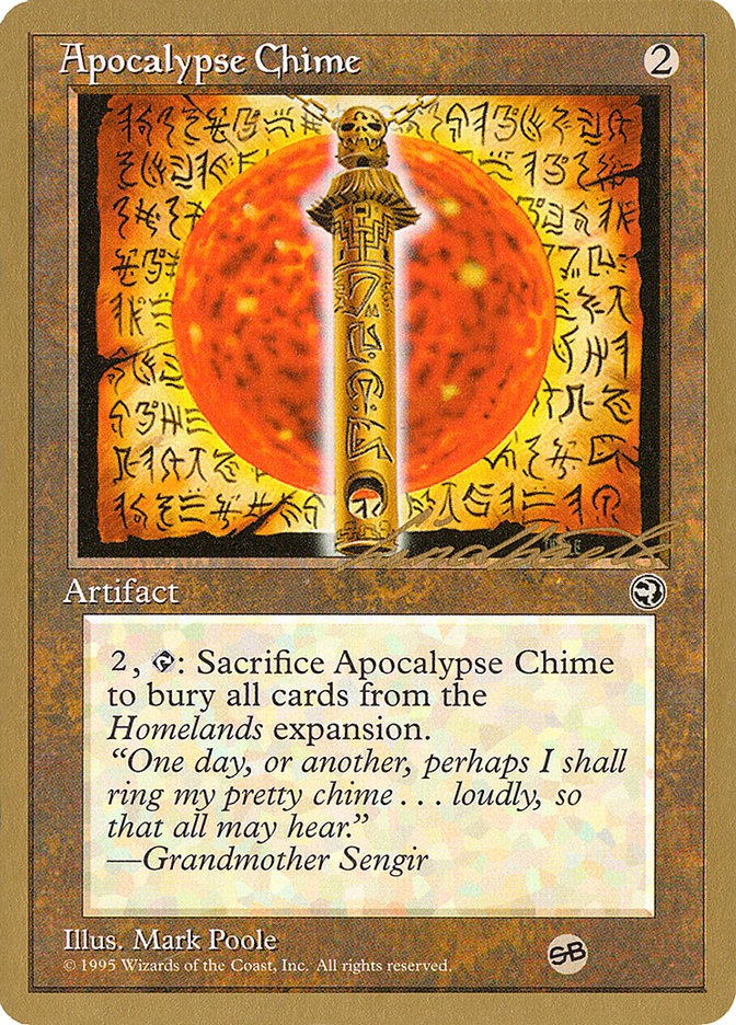 Apocalypse Chime (Leon Lindback) (SB) [Pro Tour Collector Set] | Tacoma Games