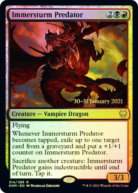 Immersturm Predator  [Kaldheim Prerelease Promos] | Tacoma Games