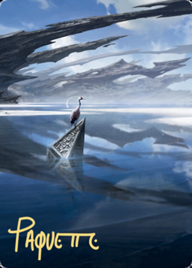 Seachrome Coast Art Card (Gold-Stamped Signature) [Zendikar Rising Art Series] | Tacoma Games