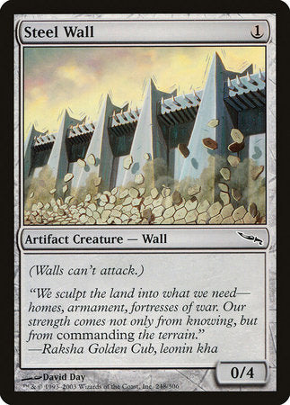 Steel Wall [Mirrodin] | Tacoma Games