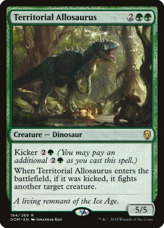 Territorial Allosaurus [Dominaria] | Tacoma Games