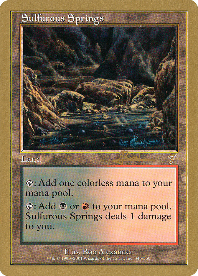 Sulfurous Springs (Antoine Ruel) [World Championship Decks 2001] | Tacoma Games