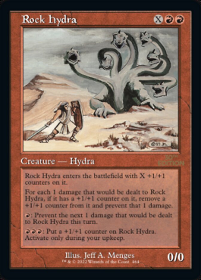 Rock Hydra (Retro) [30th Anniversary Edition] | Tacoma Games