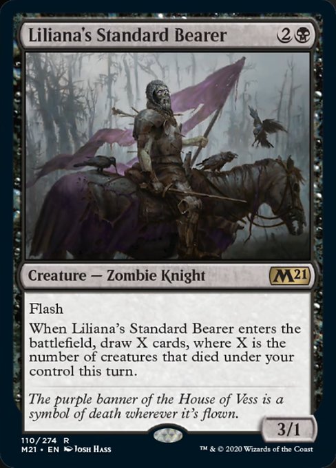 Liliana's Standard Bearer [Core Set 2021] | Tacoma Games