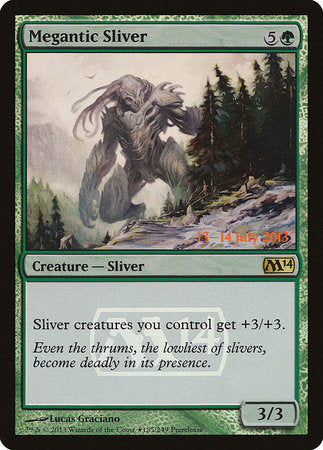 Megantic Sliver [Magic 2014 Promos] | Tacoma Games