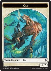 Cat // Soldier Double-sided Token [Commander 2018 Tokens] | Tacoma Games