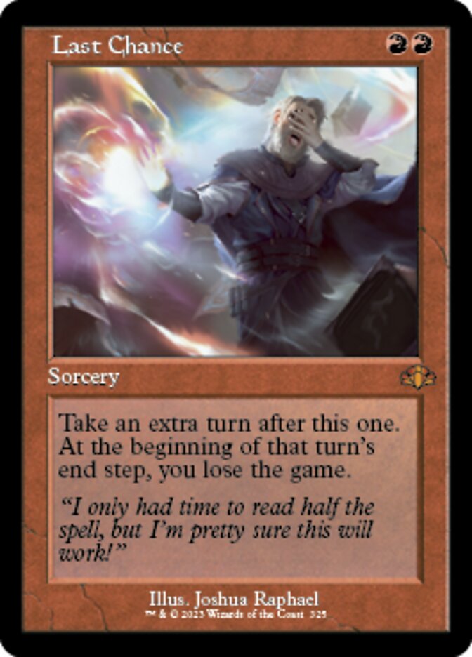 Last Chance (Retro) [Dominaria Remastered] | Tacoma Games