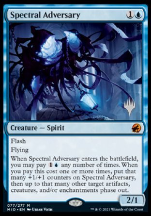 Spectral Adversary (Promo Pack) [Innistrad: Midnight Hunt Promos] | Tacoma Games