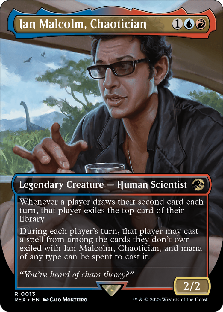 Ian Malcolm, Chaotician (Borderless) [Jurassic World Collection] | Tacoma Games