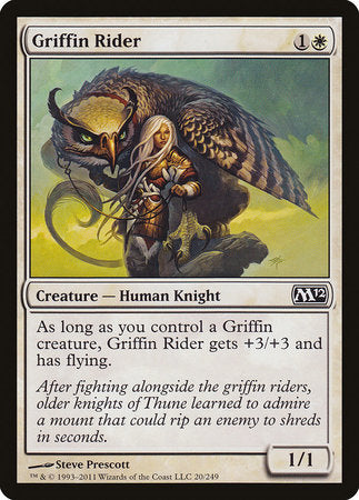 Griffin Rider [Magic 2012] | Tacoma Games