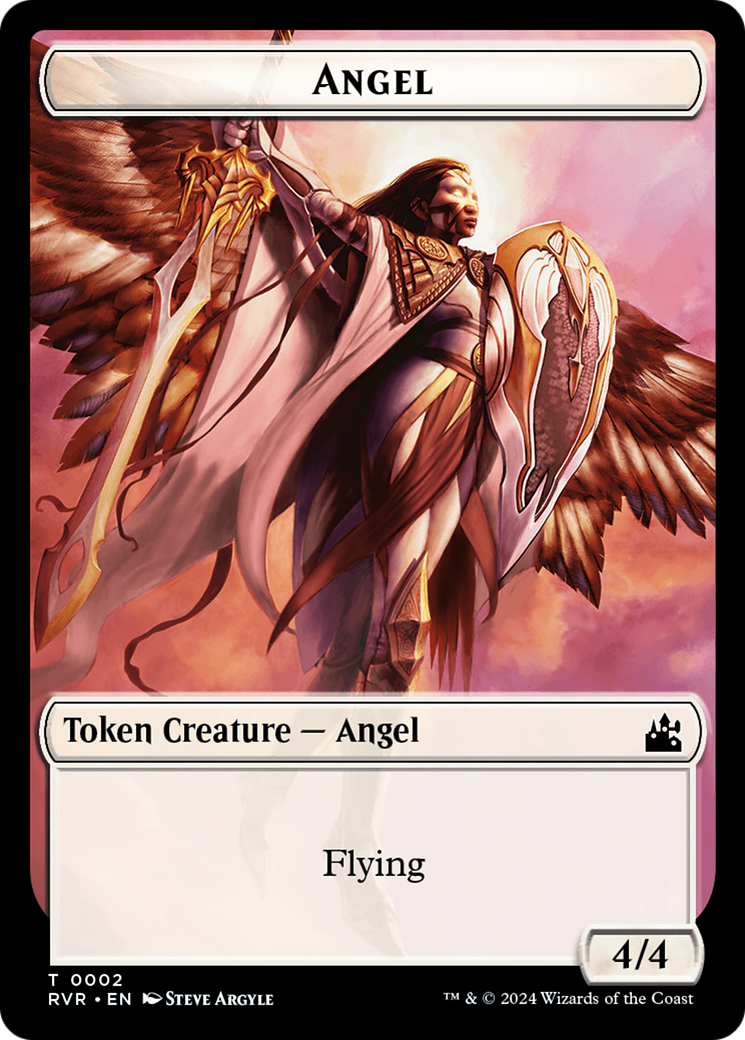 Angel Token (0002) [Ravnica Remastered Tokens] | Tacoma Games